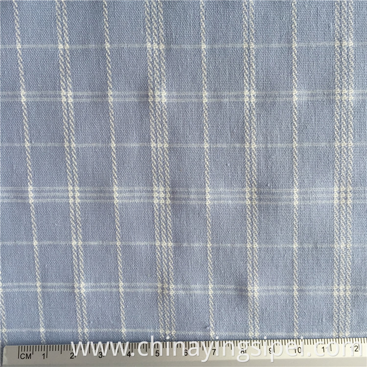 Shaoxing manufacturer stocklot jacquard woven 100% pure cotton fabric